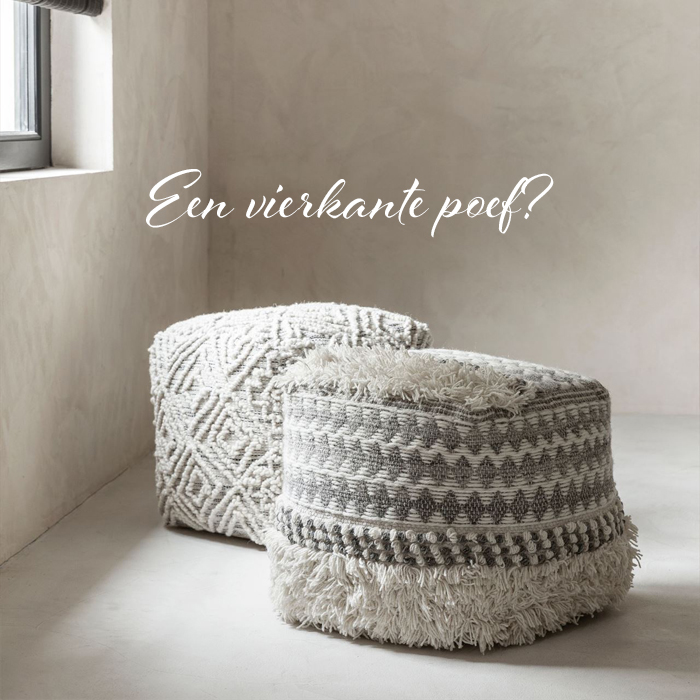 De veelzijdige vierkante poef: stijl en comfort in één