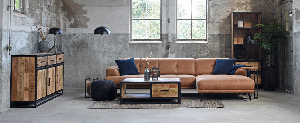 Een industriële woonstijl creëer je met deze tips